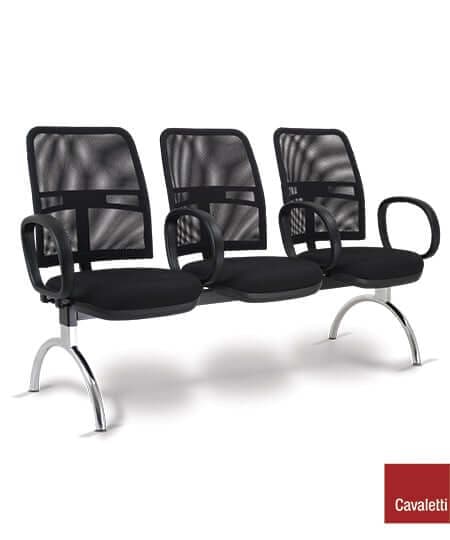 Cavaletti NewNet - Longarina Executiva 16010 com Braços