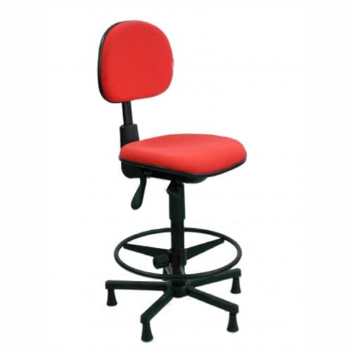 Cadeira secretária base caixa sistema back system
